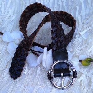 Brighton Braided Leather Belt